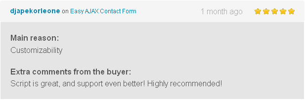 Easy AJAX Contact Form - 7